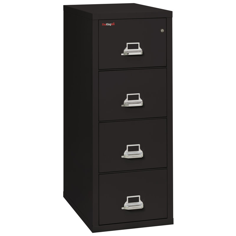 FireKing Fireproof 4 Drawer Vertical File Cabinet Wayfair